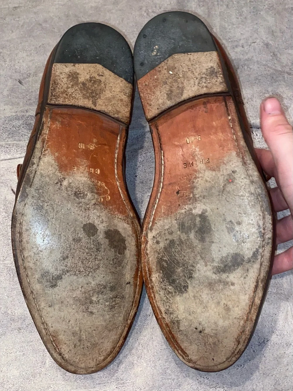 Rancourt Maine x Cole Haan Monk Strap Casual Dress Shoes Country Office 9.5 USA